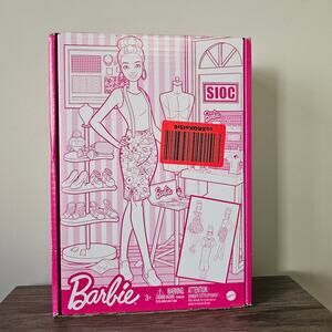 Mattel 2021 SIOC Fashion Designer Barbie Doll With